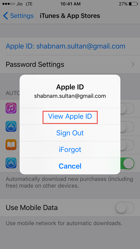 Сбросить apple id сервис