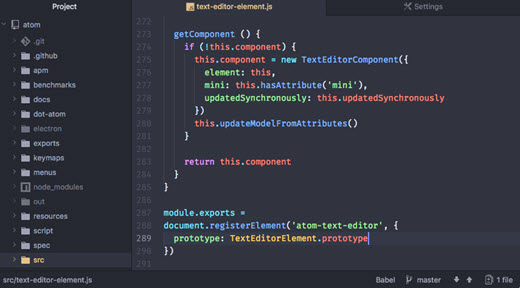 atom code editor mac