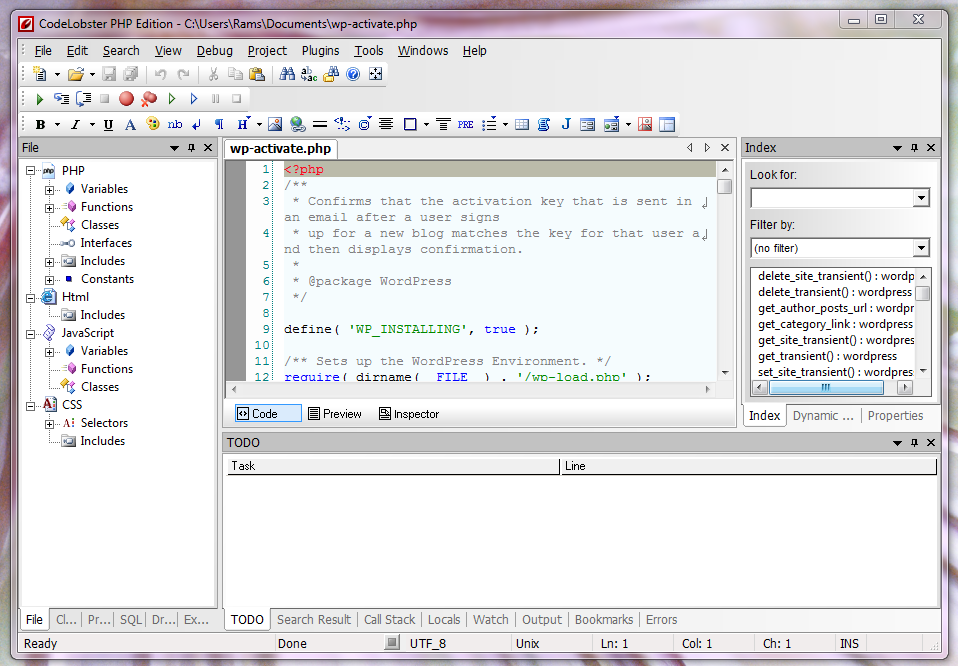 instal the new version for ipod CodeLobster IDE Professional 2.4