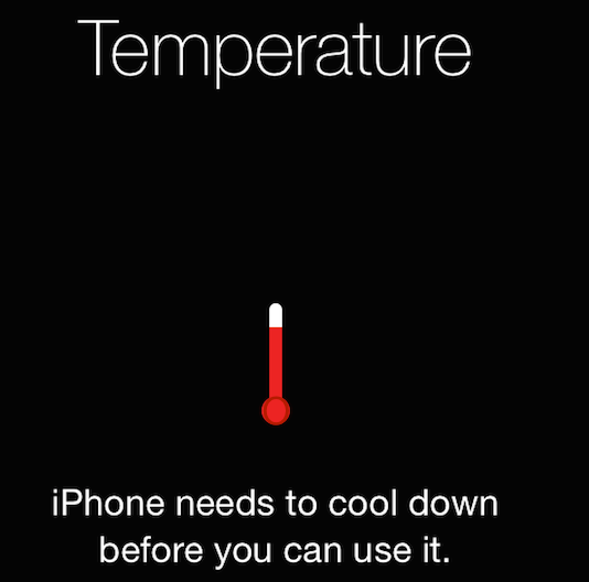 iphone wants to cool