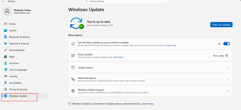 keep windows up to date