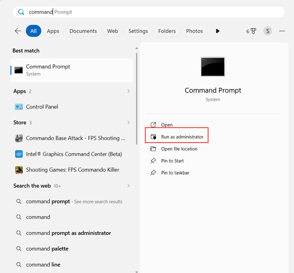 Reset Firewall Using Command Prompt